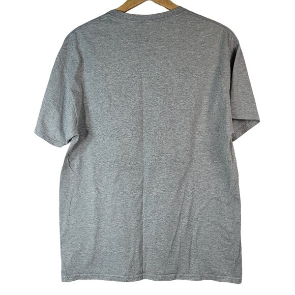 Disney Neff T Shirt Gray Large Floral Shrug Too Many People Grow Up Mickey Mouse - Picture 6 of 7